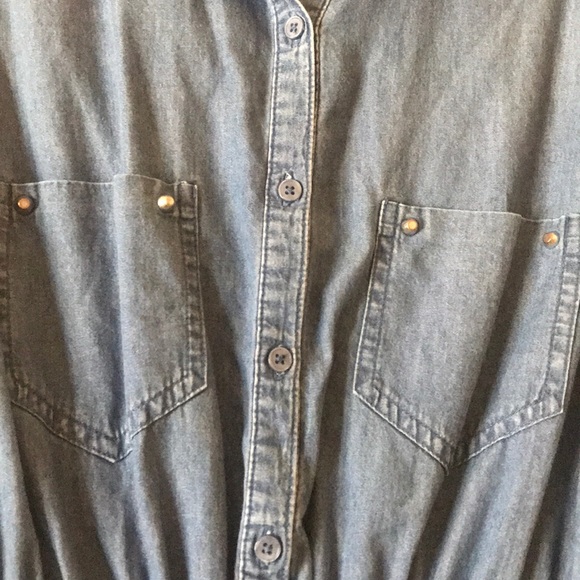 Forever 21 Denim Sleeveless Dress - Picture 2 of 5